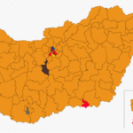 Mehrheiten in ungarischen Wahlbezirken (c) Furfur CC-BY-SA 4.0